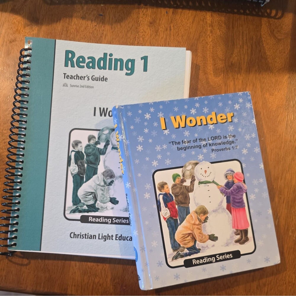 Christian Light Education Reading 1: I Wonder Beginner + Teacher's Guide